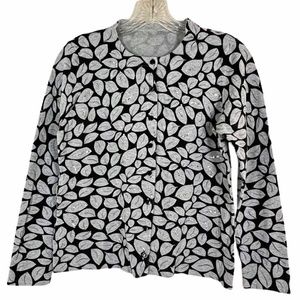 Sweet Leaf & Sequins Cardigan